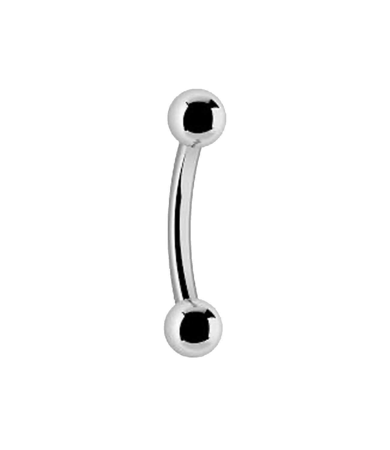 Curved Barbell Silver 16g