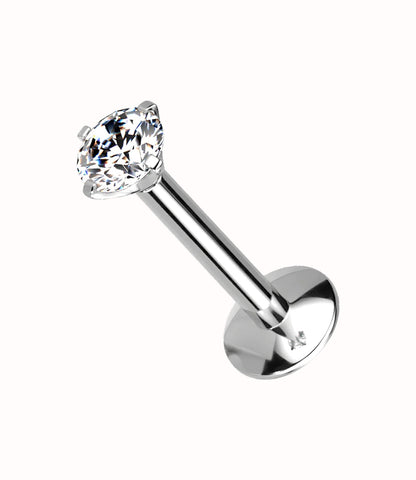 3MM Cubic Zirconia 4-Prong