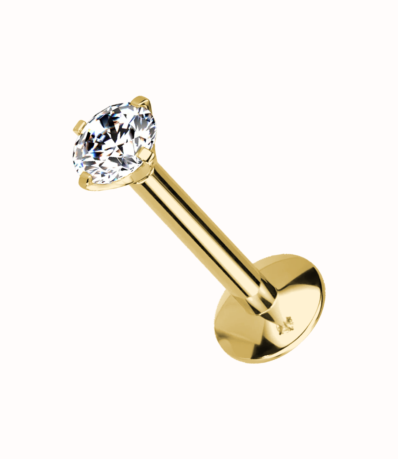 4MM Cubic Zirconia 4-Prong