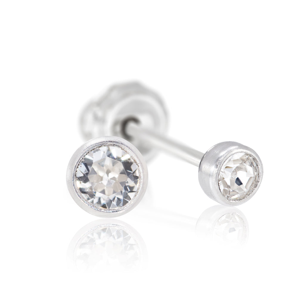 4MM Crystal Bezel - 17 | Earring Jewelry | Caryl Baker Visage