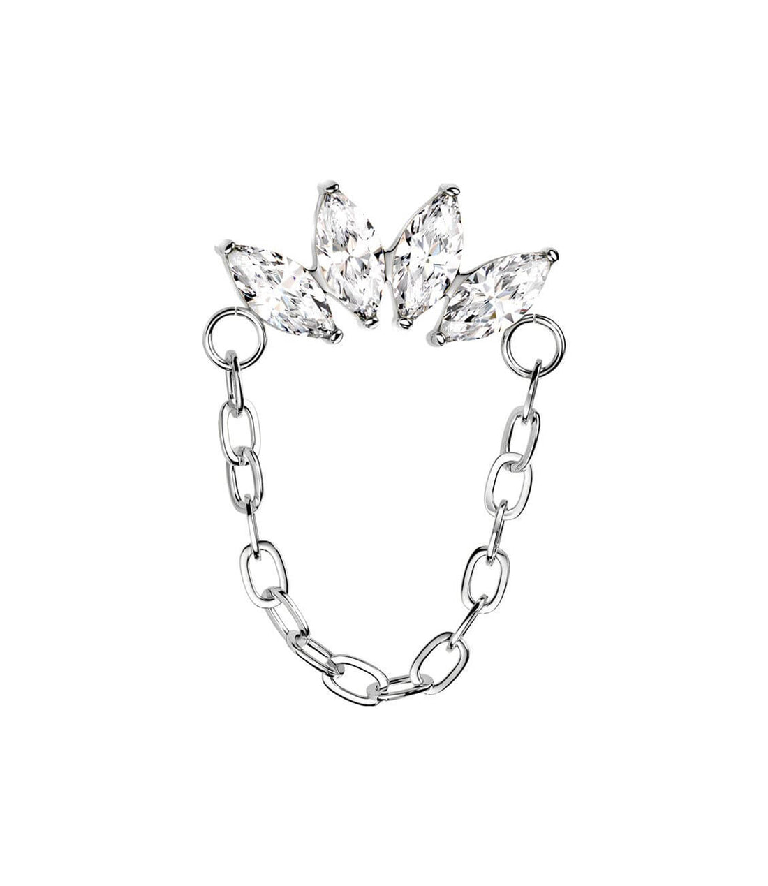 CZ 4 Marquise with Chain