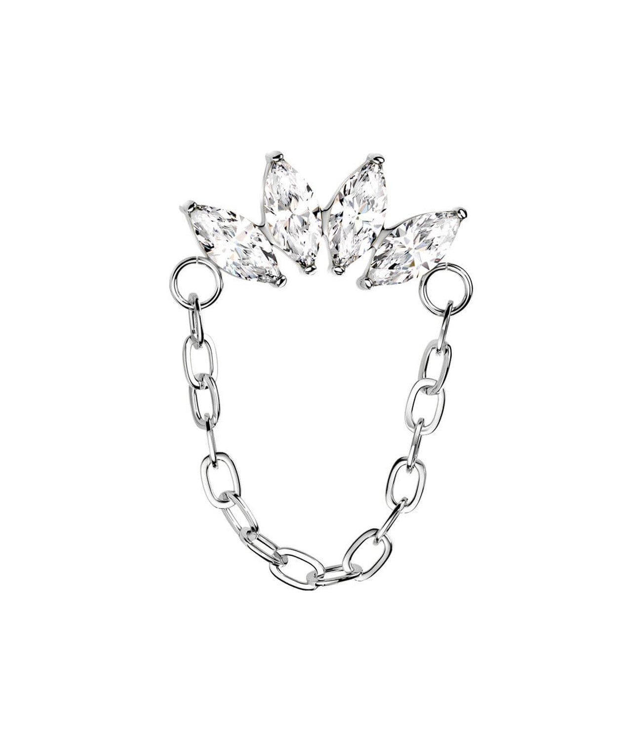 CZ 4 Marquise with Chain