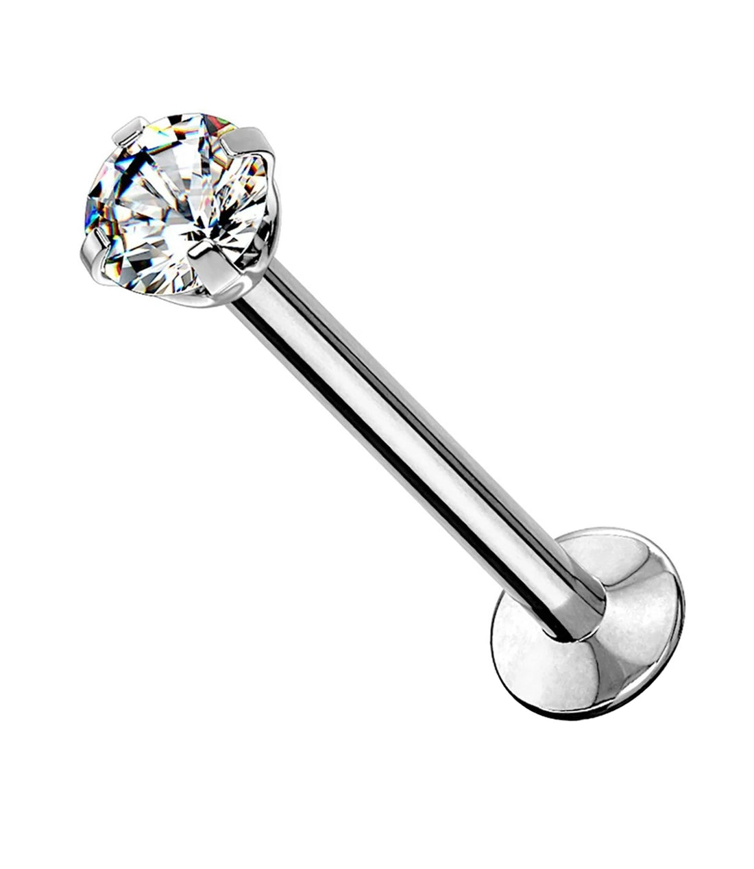 4MM Cubic Zirconia 4-Prong
