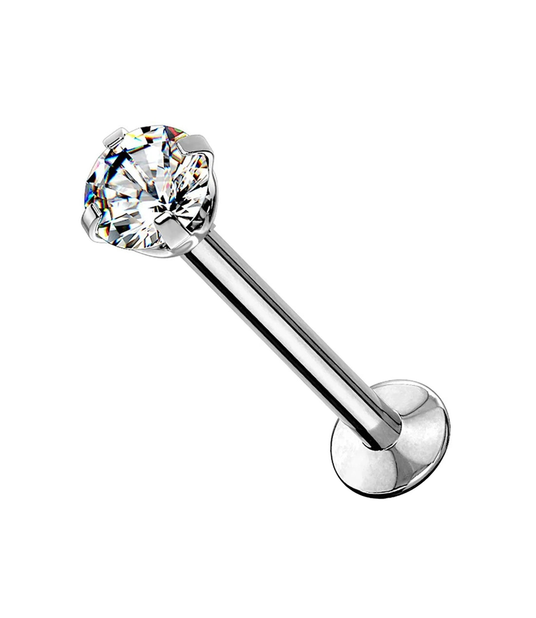 4MM Cubic Zirconia 4-Prong