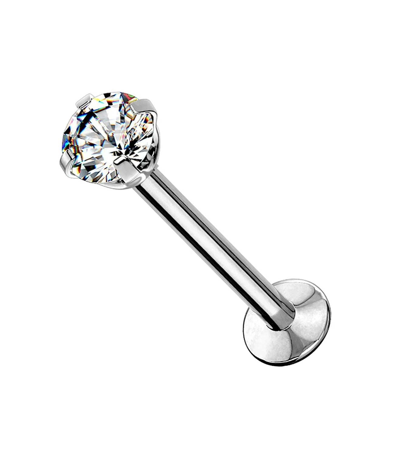 4MM Cubic Zirconia 4-Prong